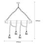 Opviq Erebos - 112-AV Lámpara de araña de madera y metal Negro y Madera